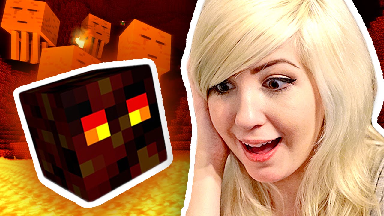 DIAMOND-TOOLS-AND-NETHER-MOBS-BATTLE-Minecraft-with-SabrinaBrite