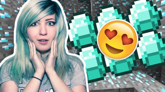 FINDING-DIAMOND-FOR-JOHN-Minecraft-with-SabrinaBrite