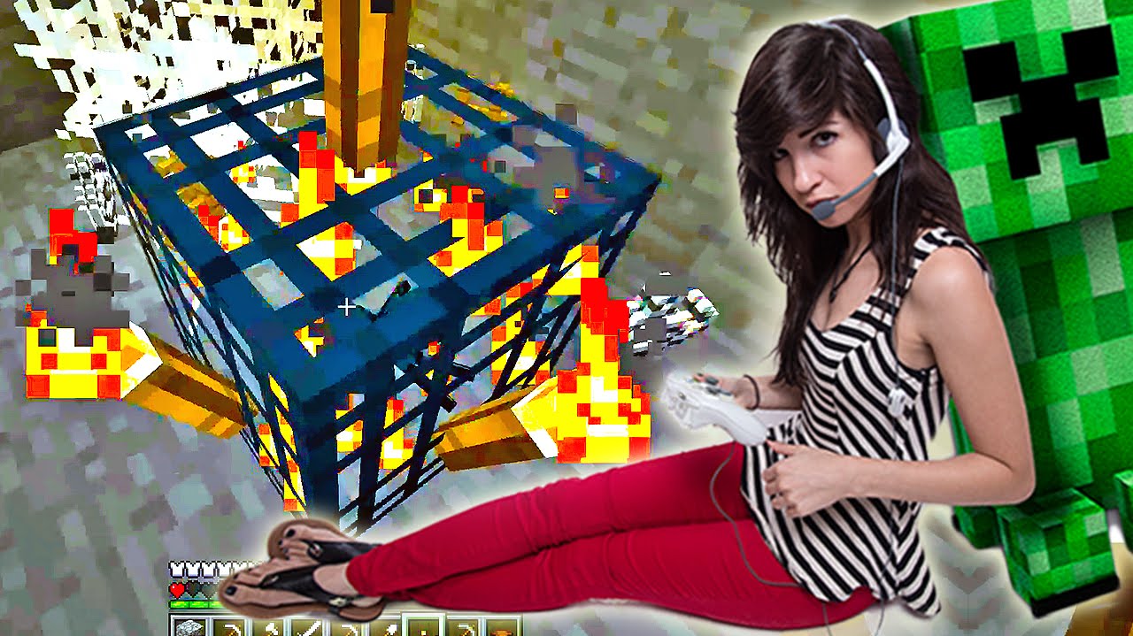 Minecraft-with-Sabrina-HOW-TO-STOP-SPIDER-MOBS-FROM-SPAWNING-IN-A-DUNGEON-Tutorial
