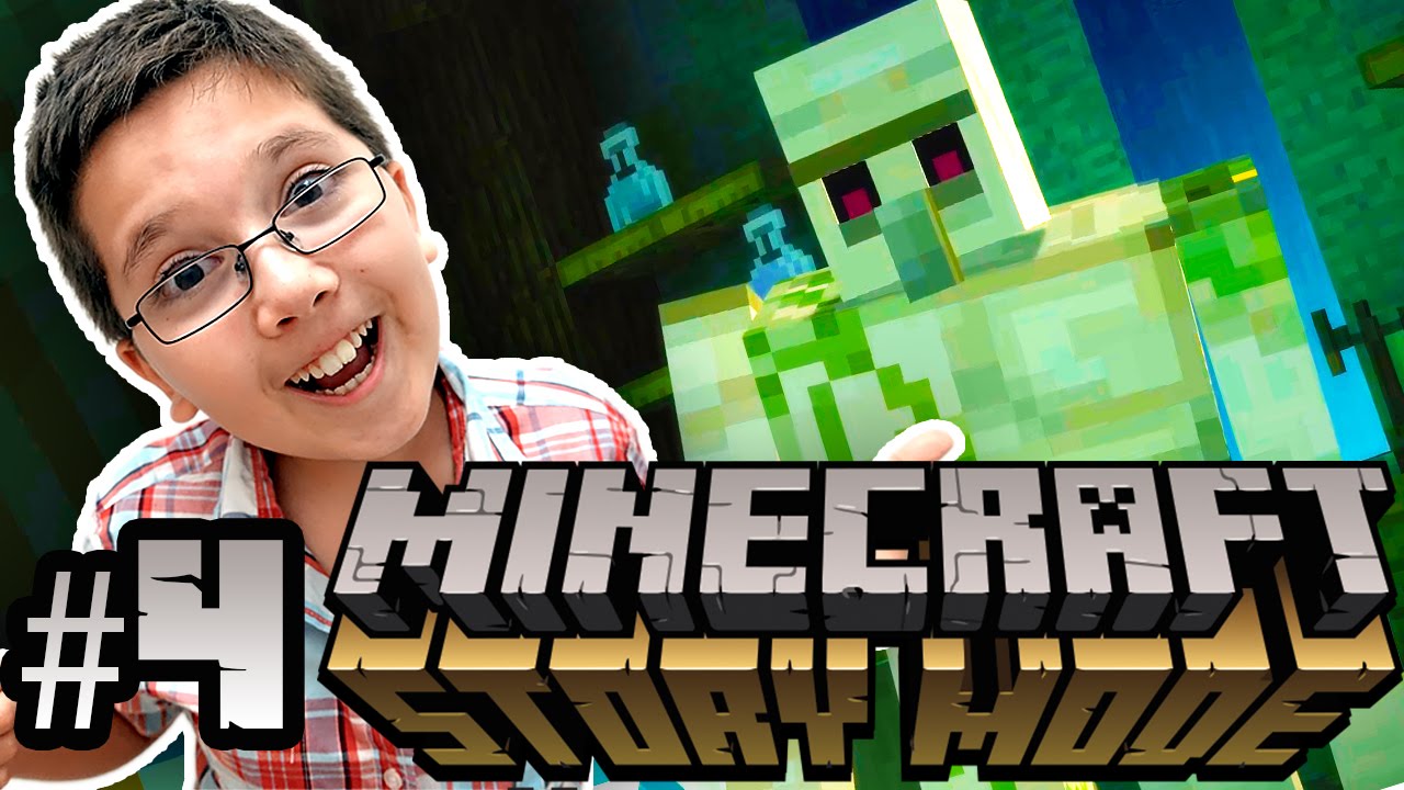 Minecraft-Story-Mode-IRON-GOLEM-WITHER-ATTACK-Episode-4